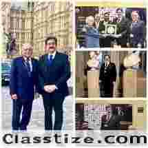 Dr. Sandeep Marwah Delivers Powerful Address at the British Parliament During Book Launch Ceremony