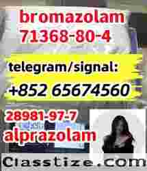 Alprazolam,28981-97-7,   Bromazolam，71368-80-4，Etizolam，isotonitazene,protonitazene,opioid，metonitazene.CAS 119276-01-6,telegram/signal/messenger+852 65674560  Pls contact me for more details: Wasap/telegram/signal/messenger+852 65674560 Email: cheriek754@gmail.com Advantage: High quality and competitive price. 1. We can provide samples for testing. 2. All purity 99%. As a manufacturer, we can supply high quality products at ex-factory prices. Fast and safe delivery. 1. The package can be delivered within 3-5 working days after receiving the payment tracking number. 2. Safe and prudent mode of transportation for your choice. 3. Customs qualification rate >99%. 4. We have established long-term and stable cooperative relations with DHL, FedEx, TNT, UPS and HK EMS.If the parcel is lost, we will replace it free of charge. Our customers are all over the world. 1. Professional services and rich experience make customers feel at ease, sufficient inventory and fast delivery to meet their needs. 2. Feedback from the market and goods will be appreciated. It is our responsibility to meet customer requirements. 3. High quality, competitive price, fast delivery, first-class service has won the trust and praise of customers.