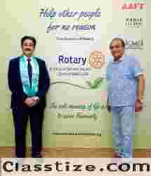 Dr. Sandeep Marwah Assumes Office as President of Rotary E-Club of Winter Haven, Florida,USA