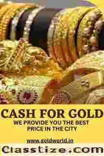  We the GOLDWORLD pay you instant cash for your old gold and highest in DELHI NCR.