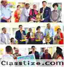 Padma Shri Biman Bihari Das Honours Dr. Sandeep Marwah at ‘The Painted Prayer’ Art Exhibition