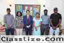 Team of Afro Asian Students Association Visits Marwah Studios to Strengthen Asia-Africa Student Relations