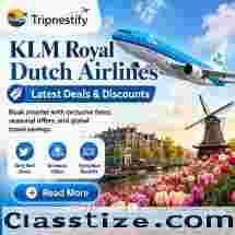 KLM Royal Dutch Airlines Latest Deals & Flight Discounts | Tripnestify