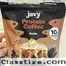 How much protein is in each serving of Javvy Protein Coffee?