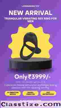 Buy Triangular Vibrating Sex Ring for Men Call 9836794089