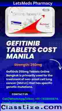 Generic Gefitinib 250mg Tablets Lowest Cost China, Dubai, Manila