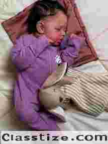 Reborn Silicone baby looking forward to meet you