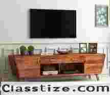 Enhance Your Home Decor with Wooden Street's TV Panel Design