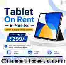 Rent a tab on start at rs.299/-