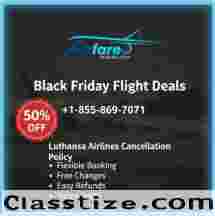 Save Big on Lufthansa Airfare – Black Friday Flights +1-855-869-7071