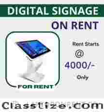 Rent A Digital signage start At rs. 4000/- Only In Mumbai 