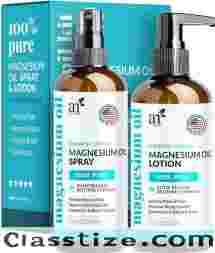 ArtNaturals Magnesium Oil & Massage Lotion Set – Muscle & Sleep Relief