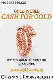  We the GOLDWORLD pay you instant cash for your old gold and highest in DELHI NCR.