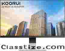 KOORUI 22 Inch Computer Monitor | FHD 1080P Desktop Display | 75HZ Ultra Thin 