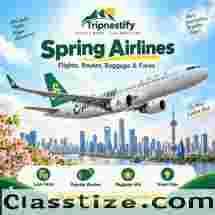 Spring Airlines: Flight Booking, Fares, Baggage & Routes | Tripnestify