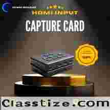 Use HDMI input Capture Card 4k to 3.0 USB / Window  output 