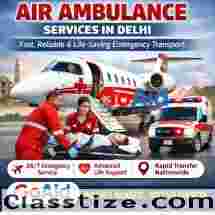 GoAid Air Ambulance Delhi – ICU-Equipped Emergency Flights Across the City