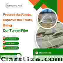  Protect the roots, improve the fruits using our tunnel film
