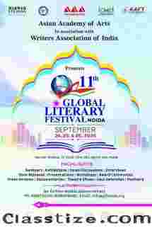 11th Global Literary Festival Noida 2025 Fixed for 24th to 26th September