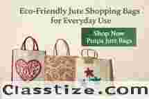 Eco Friendly Jute Shopping Bags for Everyday Use