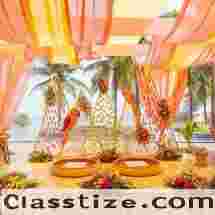 Perfect floral and light setups by top wedding decorators in Lucknow for events