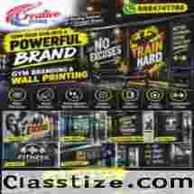 AD TITLE / HEADING	Printing Services for Under one roof for Gym Fitness Center | Online Service | 589