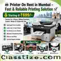 rental on printr price =699