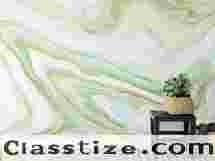 Removable Green Marble Wall Mural for Modern Home Decor