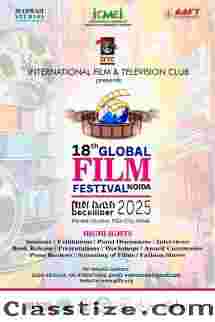 18th Global Film Festival Noida 2025 Announced for 10th to 12th December