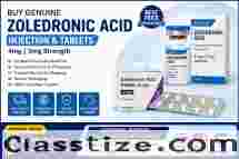 Buy Genuine Zoledronic Acid 4mg with Secure International Shipping