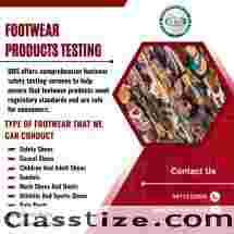 Top Footwear Products Testing Laboratory in India