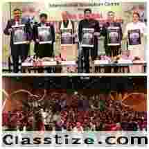 Poster of 14th International Documentary Film Festival Released at 14th GFJN & AVGC Noida