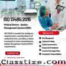 ISO 13485 Certification for Medical Devices in Jalandhar ensures compliance with international quality management standards specific to the medical device industry. It helps manufacturers meet regulatory requirements, improve product safety, and enhance customer confidence. Certification supports market access, operational efficiency, and demonstrates a commitment to delivering reliable, high-quality medical devices.  URS is the leading ISO Certification services provider, which offers ISO Certification standards to improve your business operational efficiency.  Please Contact us for more information and visit the website URS INDIA F-3, Sector 06, Noida- 201301,  Delhi, NCR, India Mobile: +91-9650807813, 8657530103 Email: info@ursindia.com Website:https://www.ursindia.com/iso-certification/iso-13485-medical-device-quality-management-system/jalandhar