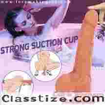 Realistic 8 Inch Dildo With Heating Feature 7 Speeds Call 9836794089