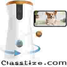 360° View HD Pet Camera with Treat Tossing and Barking Alerts – Perfect for Dog Monitoring