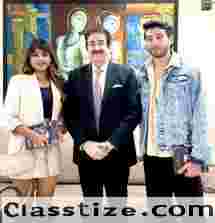 Miss Universe Odisha Anushka Ghosh and MTV Splitsvilla Fame Mohit Magotra Visit Marwah Studios, Film City Noida