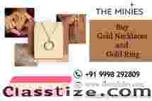 Buy Gold Necklaces and Ring Online at Best Prices in India - The Minies