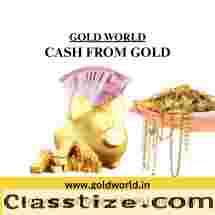 If you want instant cash for your old gold than sell your gold to the GOLDWORLD.