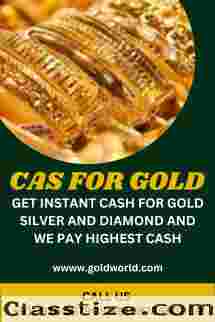  We the GOLDWORLD pay you instant cash for your old gold and highest in DELHI NCR.