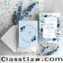 Single Sheet Wedding Invitations | Custom Wedding Cards Online
