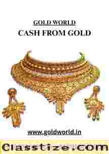 Get instant cash for gold at GOLD WORLD