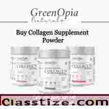 Buy Collagen Supplement Powder for Glowing Skin & Strong Hair | GreenOpia Naturals