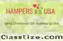 Send Christmas Gift Baskets to the USA with Convenient Online Delivery at HampersUSA.com!