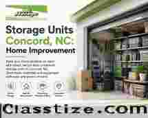 Storage Units Near Me in Concord NC for Home Projects