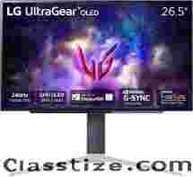 LG 27GS95QE-B 27-inch UltraGear OLED Gaming Monitor, QHD, 240Hz, 0.03ms,