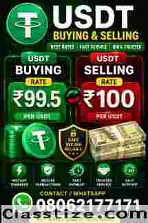 USDT Crypto Buying and Selling services