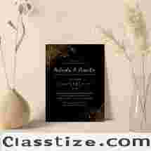 Single Sheet Wedding Invitations | Custom Wedding Cards Online