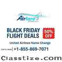 Black Friday Airfare Sales on United! Call +1-855-869-7071 Now