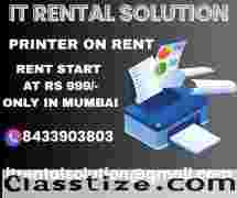  printer on rent on rent price start @ Rs.999/-  Mumbai  ,Vashi Belapur ,     Navi Mumbai 