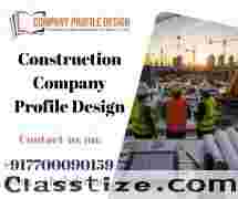 Construction Company Profile Design – Build a Strong Brand Identity